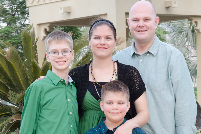Nathan, Angela, Luke and Roy — Doha, Qatar 2014