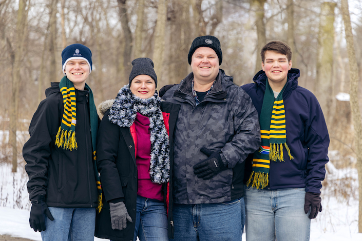 Nathan, Angela, Roy and Luke — Naperville, IL 2021